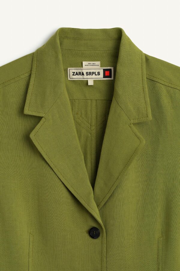 Olive Green Tailored Blazer