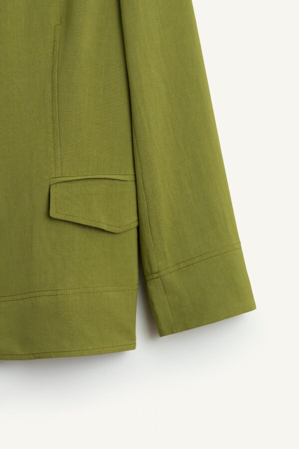 Olive Green Tailored Blazer
