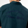 Men’s Farms Green Woven Camp Collar Shirt